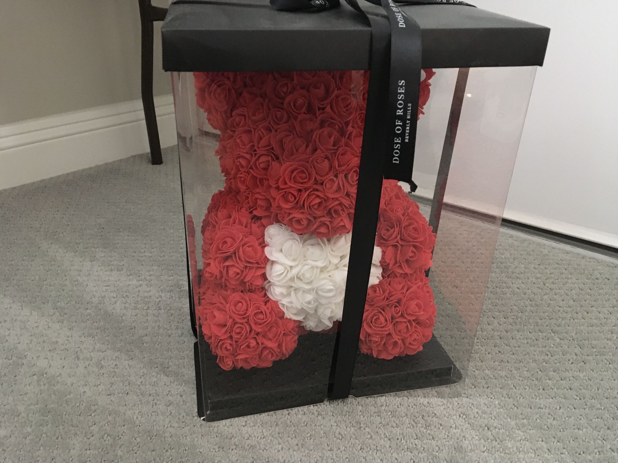 Valentine Doses Of Roses Beverly Hills Red Bear