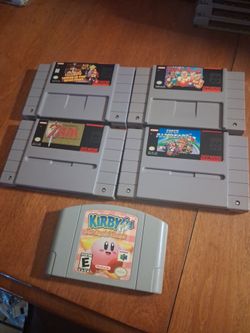 Nintendo games $35 each pick up in Glendale authentic games