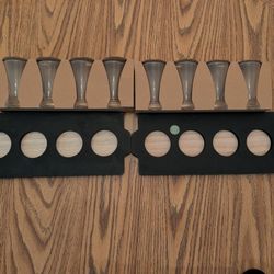 Small Glasses And Serving Board For Beer Tasting 