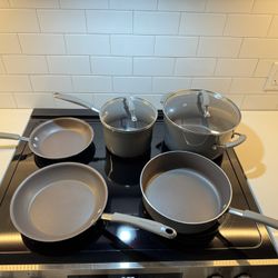 Pots & Pans (Rachael Ray Porcelain Nonstick w/ Lids)