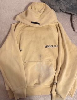 Fear of God Essentials Hoodie Yellow