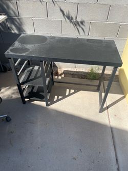 Free Desk, Chair, Full Mattress and Foam Topper