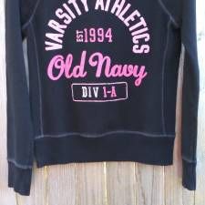 Old Navy junior's cute black sweatshirt size XS -