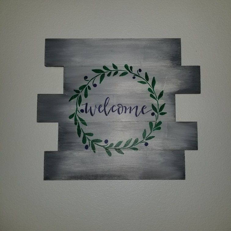 Decorative Wooden Sign