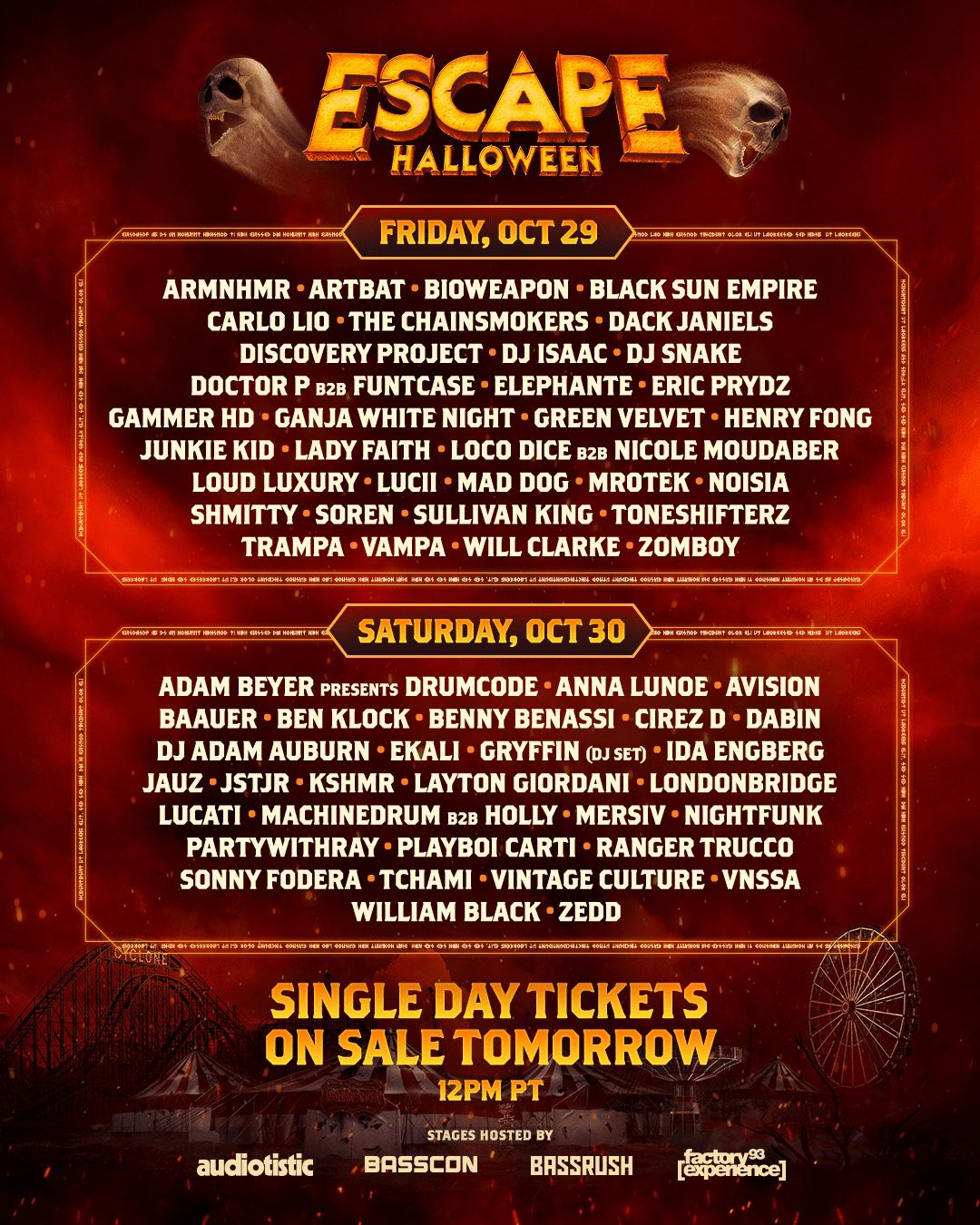 Escape Halloween 2 Tickets For Friday 