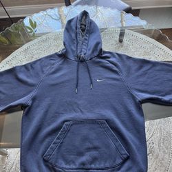 Nike Navy Blue Hoodie – Men’s Medium – Clean