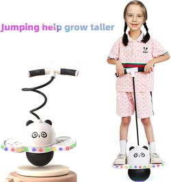 Children's Balance Training Long Height Panda Balance Toy Child Grow Taller Panda Bouncing Ball 。