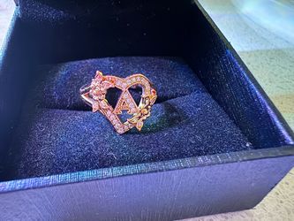 10k rose gold ring