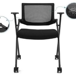 Set of 2 Folding Conference Chairs