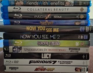 Action & Sci-Fi Blu-ray & 4K Movie Lot (10 Films) - Features Now You See Me 1 & 2!