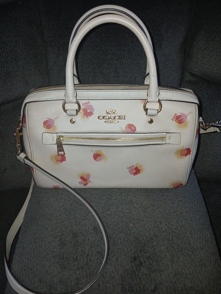 🦋🦋COACH ROWAN SATCHEL WITH POP FLORAL PRINT 🦋🦋
