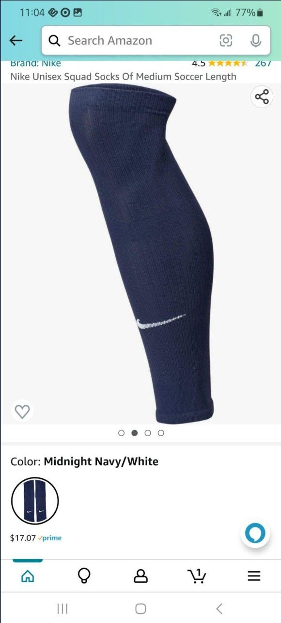 Nike Unisex Squad Socks Medium Soccer Length