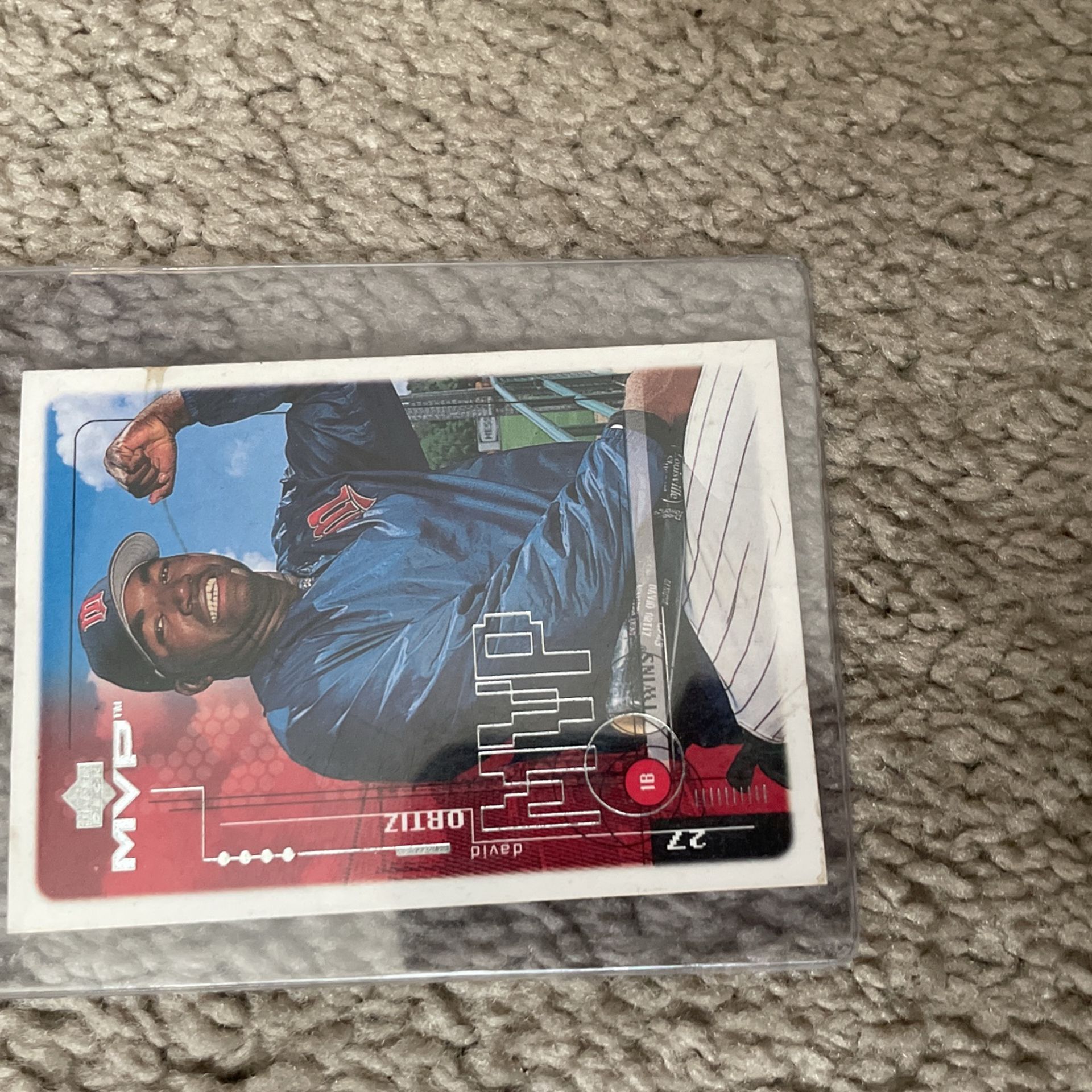 David Ortiz Baseball Card
