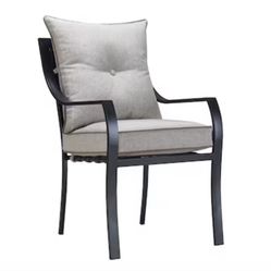 Hanover Lavallette Black Patio Dining Chairs