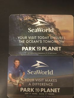 Seaworld Tickets Available!!