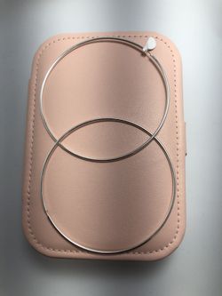 925 hoop earrings / arracadas