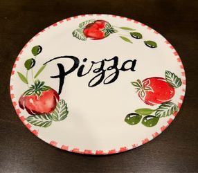 Ceramic Pizza Serving Plate