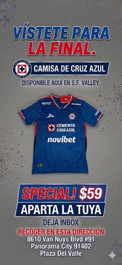 Camisa  Jersey Cruz Azul 2026 La Final