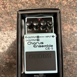 Boss Chorus Ensemble Guitar Pedal 