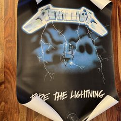 Metallica Ride The Lightning Poster