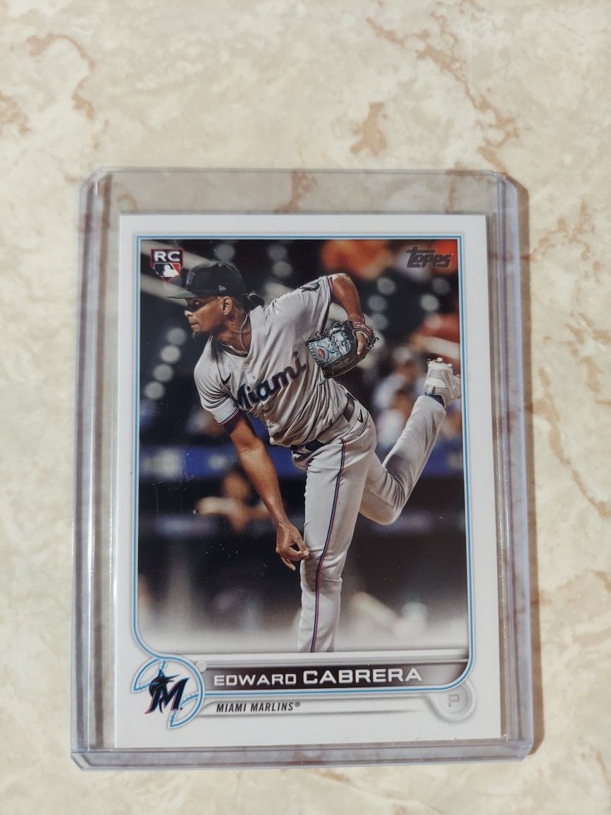 Edward Cabrera Rookie Card Collection!!