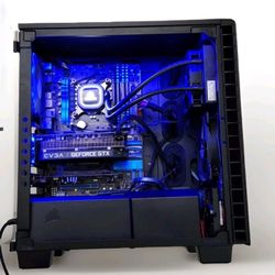 Custom Build RGB Desktop i7 3770k PC 16GB RAM 500GB SSD GTX1660Ti  GAMING READY
