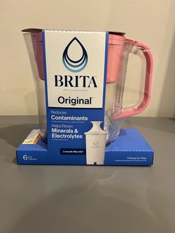 Brita Denali Water Pitcher in Cherry Blossom 6-cup