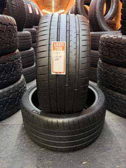 255/35R20 Michelin Pilot Sport 4s Full Pair of 2 Tires