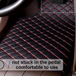 This Item Is Still Available / 4 Pieces Of Universal PU Leather Car Floor Mats Pads Leather Front & Rear