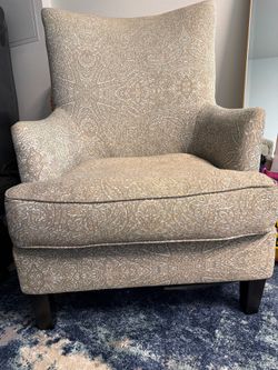 Accent Chair — Paisley Upholstered Armchair