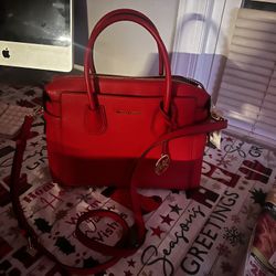 new MK bag red 