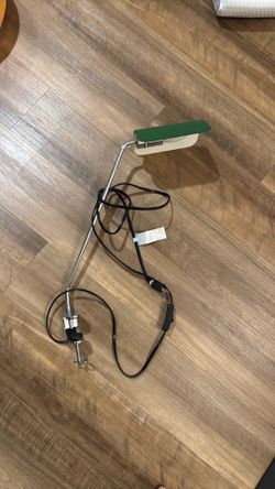 HAY Apex desk clip lamp green