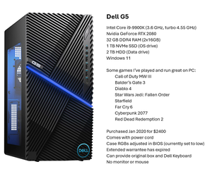 Dell G5 Gaming PC