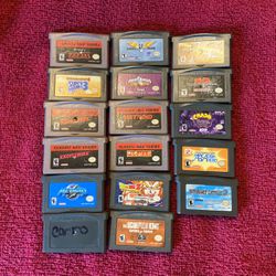 Gameboy Advance 17 Games In Good Condition $150 Obo