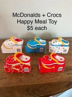 McDonalds + Crocs Happy Meal Toys