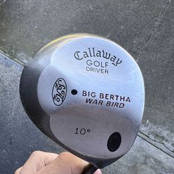 Callaway Golf - Big Bertha Warbird 10 Deg Driver Firm Flex 