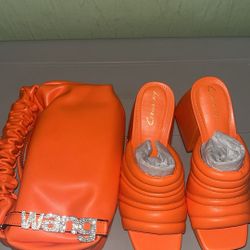 Circus NY Marlie Vibrant Orange Heels