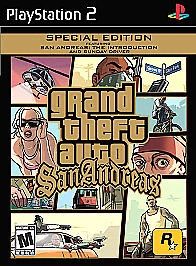 GTA San Andreas Special Edition PS2 Disk