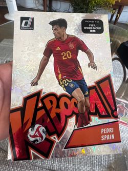 Pedri Kaboom! Oversized Donruss Road to FIFA World Cup