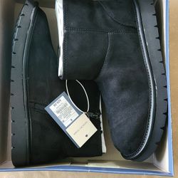 Brand New In The Box Black Suede Boots Size 8
