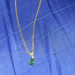 Green Garnet Necklace