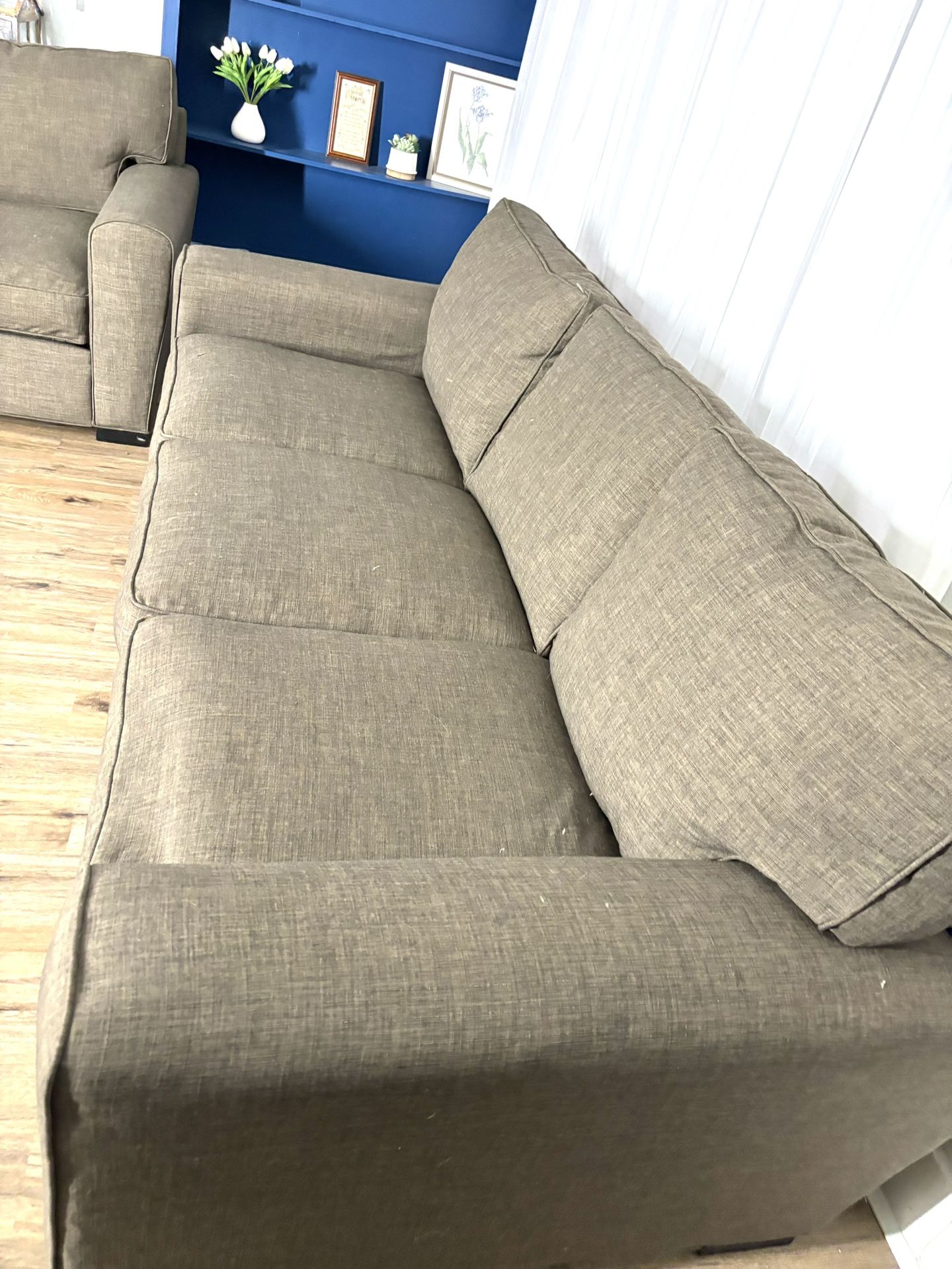 Downfilled Stanton Couch and Loveseat