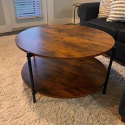 Two Tier Round Coffee Table