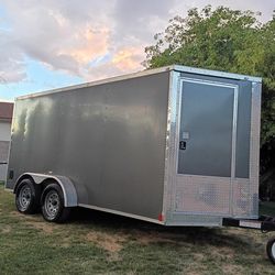 2025 vision enclosed trailer 7x14 like new