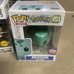 Funko Pokemon Diamond $25 Bulbasaur 2021 Summer Convention 