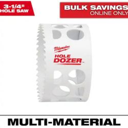 Milwaukee 3-1/4 in. Hole Dozer Bi-Metal Hole Saw=Milw-127