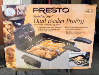 Presto Dual Basket ProFry deep fryer