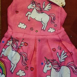 Cute Pink Toddler  Dress. Size 5T.  NWT