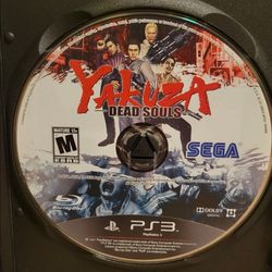 Ps3 Yakuza Dead Souls $100 OBO