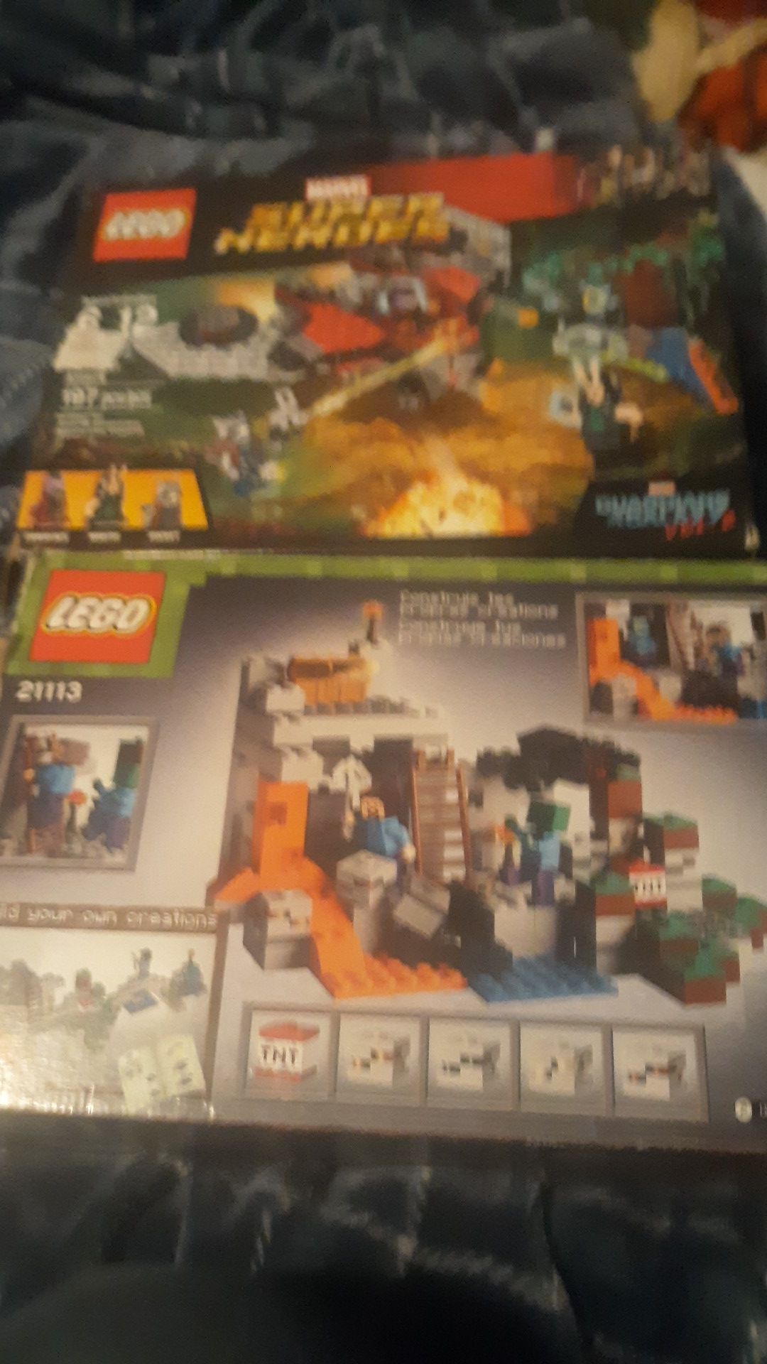 2 boxes of Lego toys open box both for $8